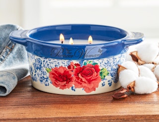 walmart pioneer woman cocotte linen candle screenshot