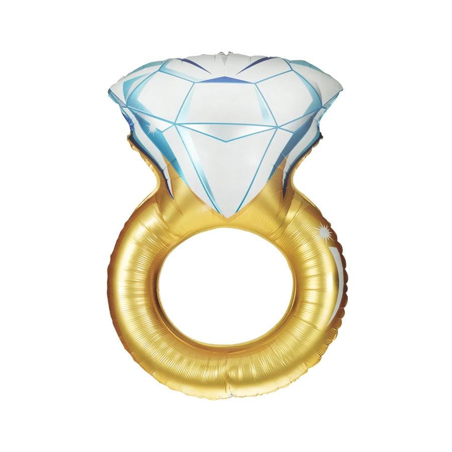 Engagement Ring Mylar Balloon