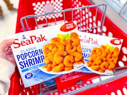 Sea Pak Family-Size Shrimp, Only $4.50 With Target Circle (Reg. $9.49) card image