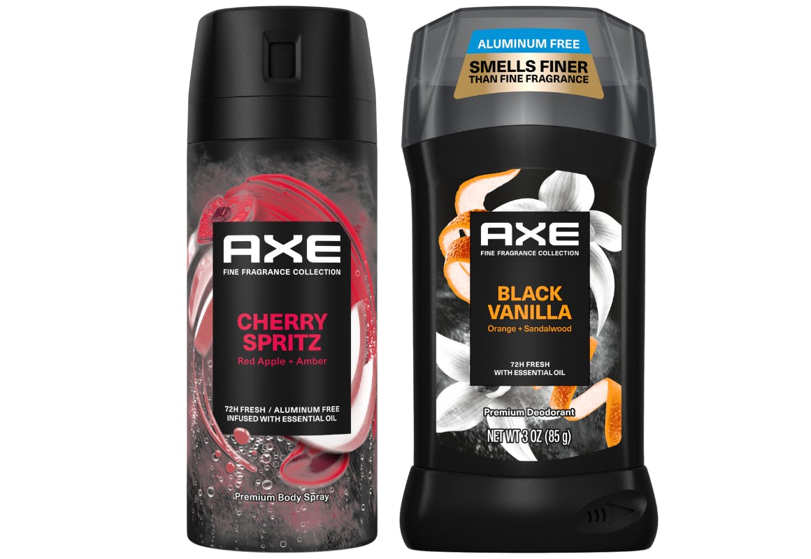 2 AXE Premium Deodorants