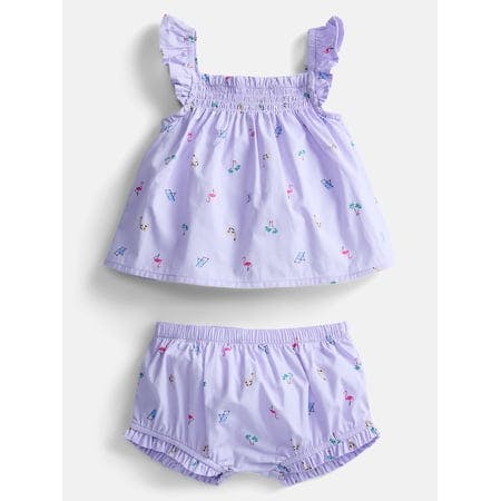 Baby Printed Tank and Shorts Set