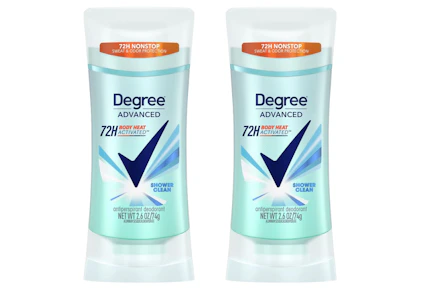 2 Degree Deodorant Sticks