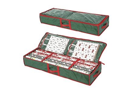 Underbed Wrapping Paper Organizer