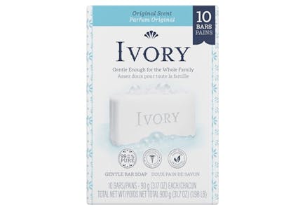 Ivory Bar Soap 10-Pack