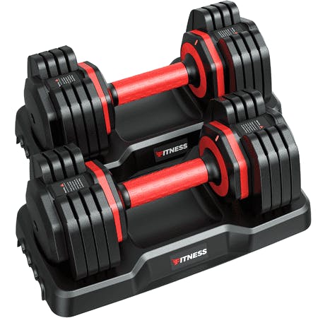 5-in-1 Adjustable Dumbbells