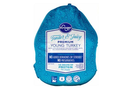Kroger Whole Turkey, per lb
