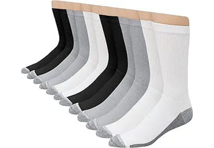 Hanes Men's Crew Socks