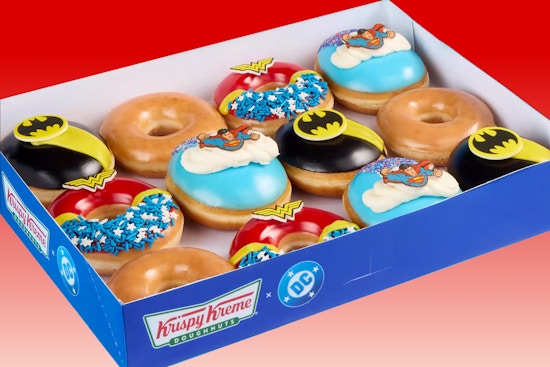 DC superhero krispy kreme donuts