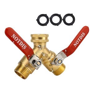 Hose Splitter 2 Way Heavy Duty Brass