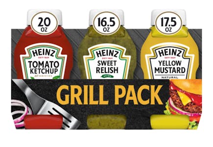 3 Heinz Grill Packs