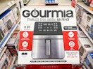 gourmia air fryer sitting on top of a target cart