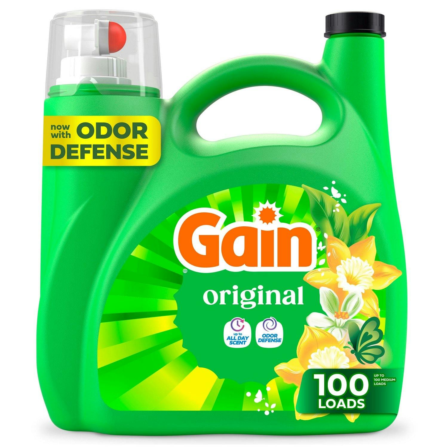 2 Gain Liquid Laundry Detergents