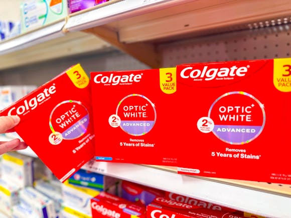 Colgate Optic White Toothpaste 3-Pack, as Low as $1.70 per Tube on Amazon