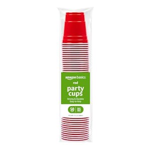 Amazon Basics Disposable Plastic Cups