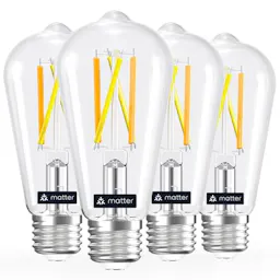 Smart Edison Light Bulbs 4-Pack