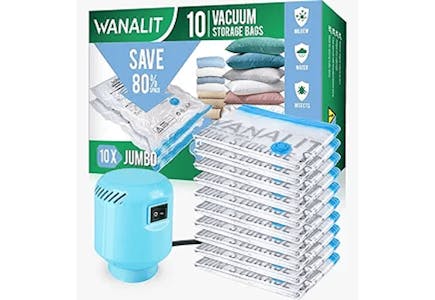 Vacuum Storage Bags 10-Pack