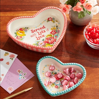 walmart pioneer woman heart dishes