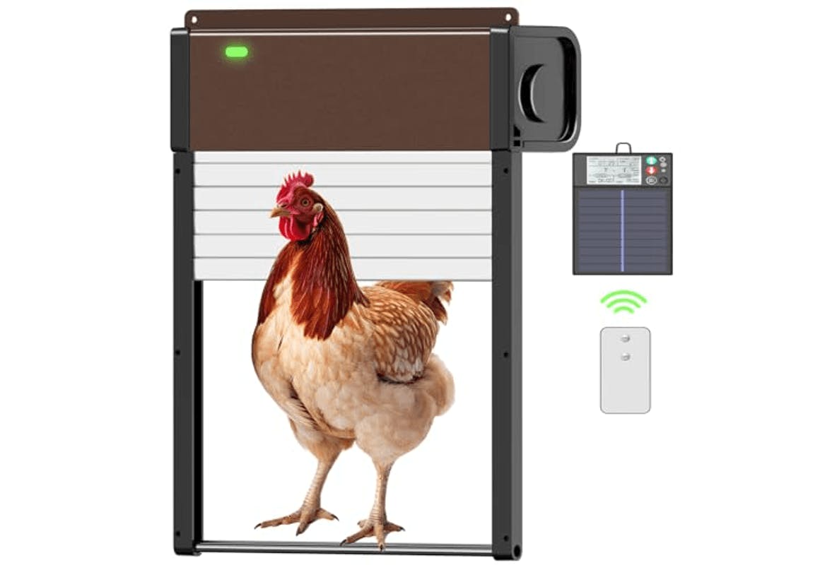Solar Chicken Coop Door