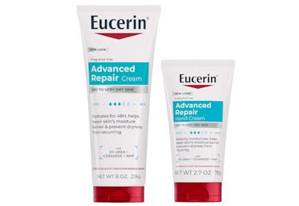 2 Eucerin Lotions