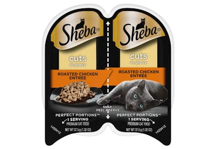 4 Sheba Wet Cat Food Packs