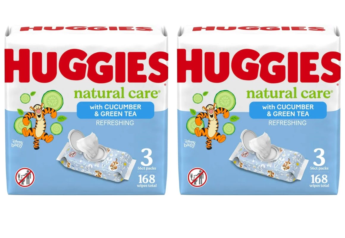 2 Huggies Wipes
