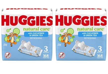 2 Huggies Wipes