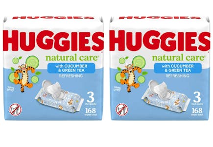 2 Huggies Wipes