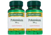 2 Nature's Bounty Potassium