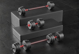Adjustable 60-Pound Dumbbell Set