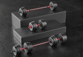 Adjustable 60-Pound Dumbbell Set