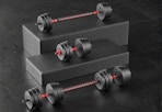 Adjustable 60-Pound Dumbbell Set