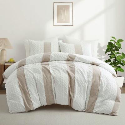 Boho Textured Duvet Cover Set