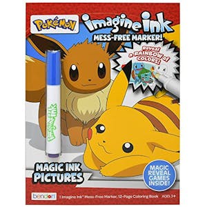 Pokemon Imagine Ink Coloring Book