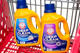 arm & Hammer products in a Target shopping cart