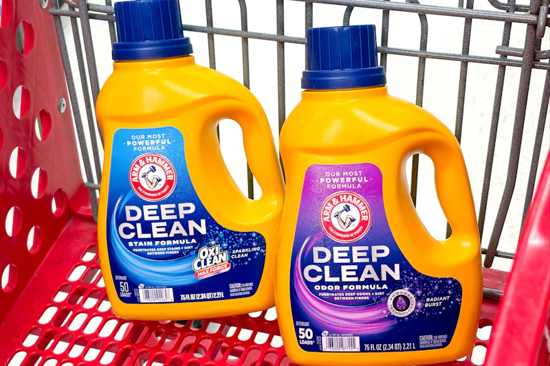 arm & Hammer products in a Target shopping cart