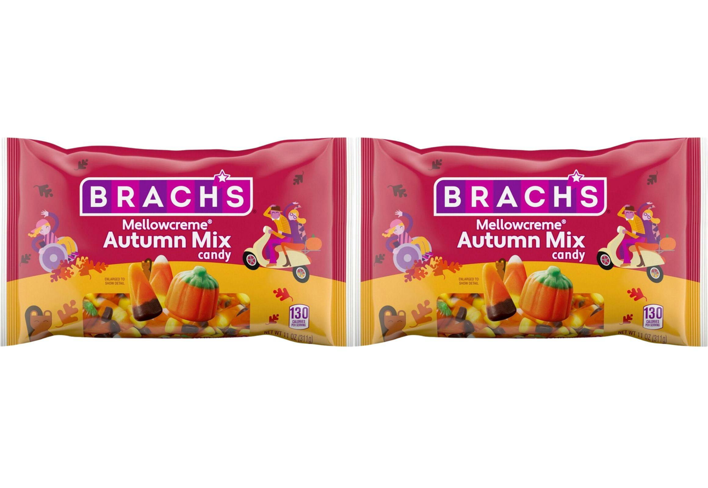 2 Brach's Mellowcreme Autumn Mix Bags