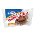 2 Hostess Jumbo Glazed Honey Buns