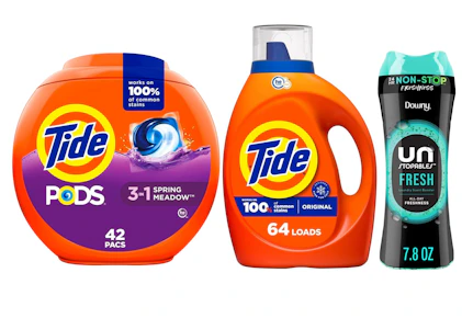 2 Tide + 1 Downy