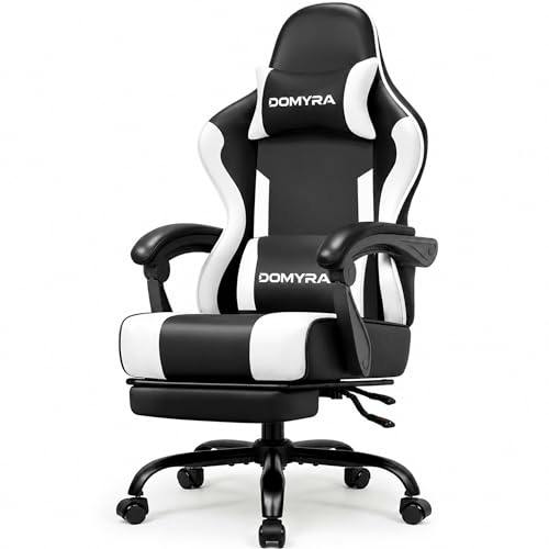 Gaming Chair with Footrest