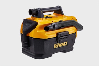a yellow and black wet dry vacuum 
