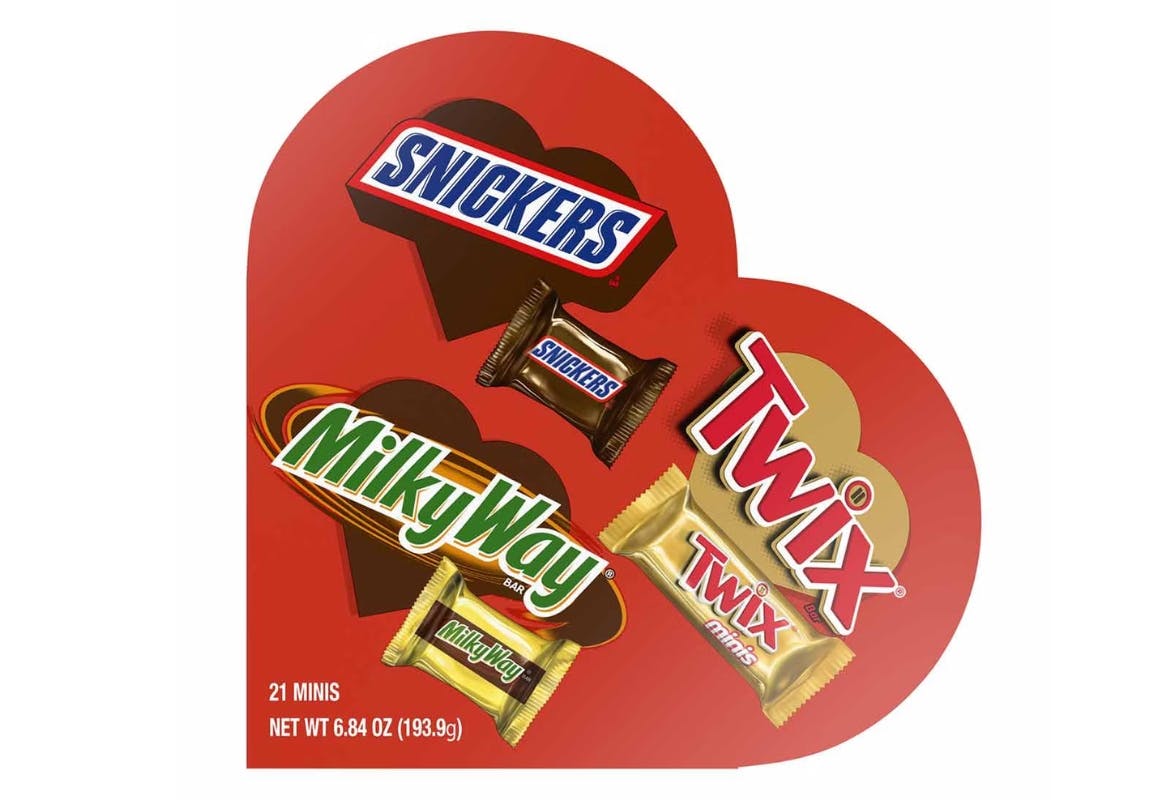 6 Mars Valentine's Candy Heart Boxes