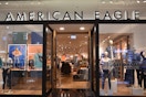the outside of an american eagle store at the mall