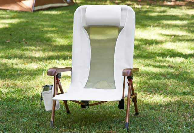 Ozark Trail Glamping Chair, Only $50 at Walmart (Reg. $59) card image