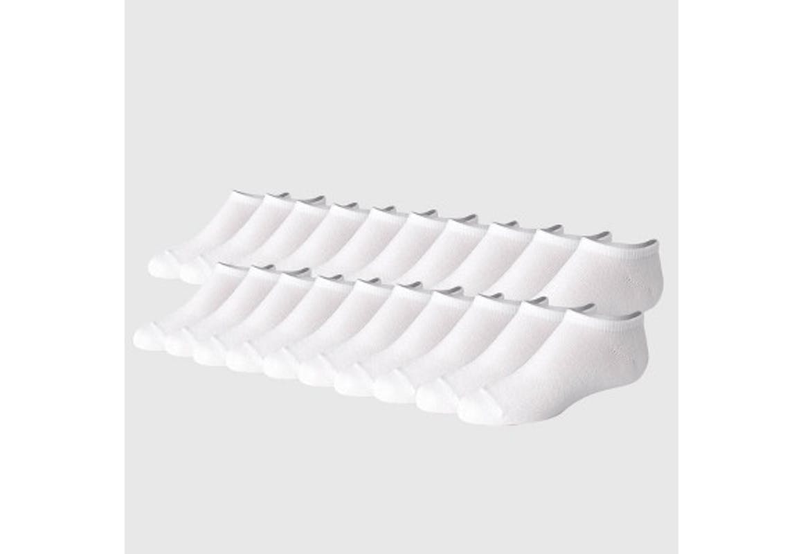 Hanes Kids' No-Show Socks Set