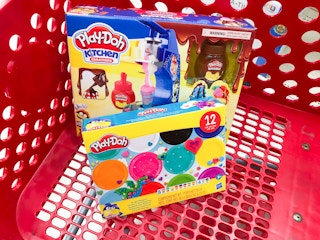 play-doh sets in a target cart