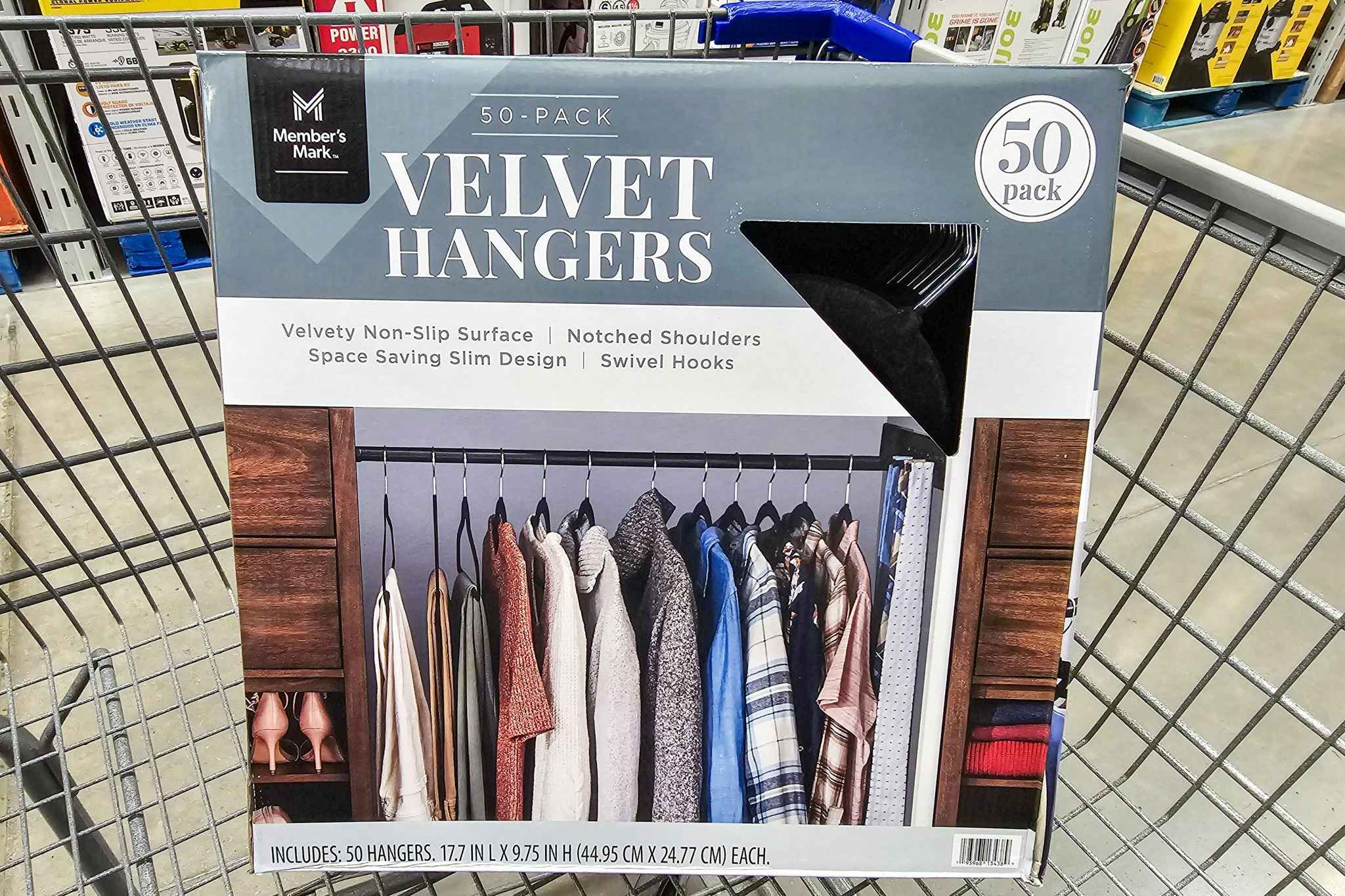 $12.98 Velvet Hanger 50-Pack at Sam's Club — Cheaper Than Amazon