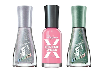 3 Sally Hansen Nail Polishes