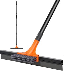 Floor Squeegee w/ Scrub Brush