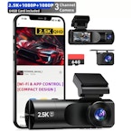 3-Channel Dash Cam