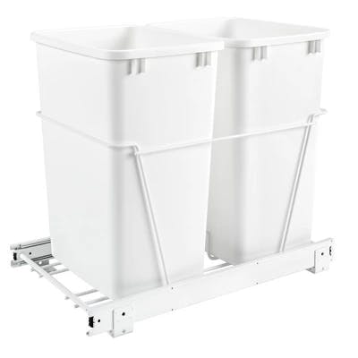 Double Pullout Trash Can